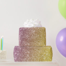 Papel De Regalo Rainbow Glitter