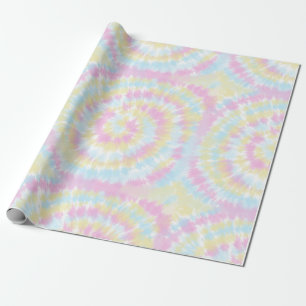 Papel De Regalo Rainbow Pastel Tie Dye