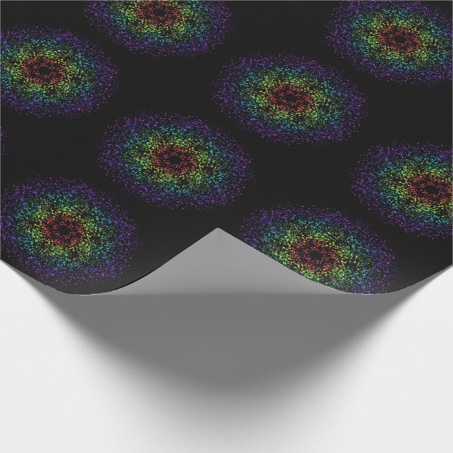 Papel De Regalo Rainbow Star Galaxy Void (Esquina)
