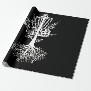 Papel De Regalo Raíz del árbol de canasta de golf de disco