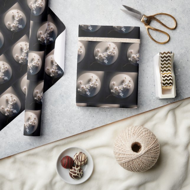 Papel De Regalo Rama de árbol de dogwood florida (Artesanía)