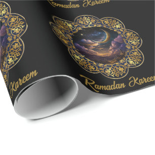 PAPEL DE REGALO RAMADAN KAREEM MUBARAK 2026