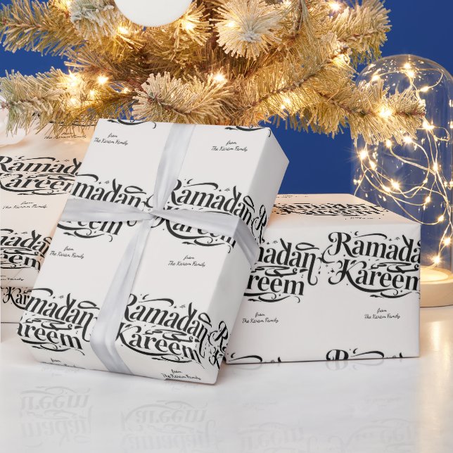 Papel De Regalo Ramadan Kareem theme gift paper for celebration (Vacaciones)