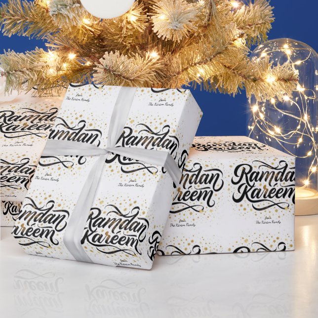 Papel De Regalo Ramadan Kareem theme gift paper for celebration (Vacaciones)