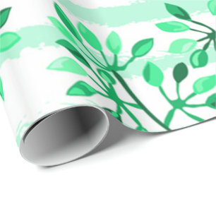 Papel De Regalo Ramas de árbol con hojas