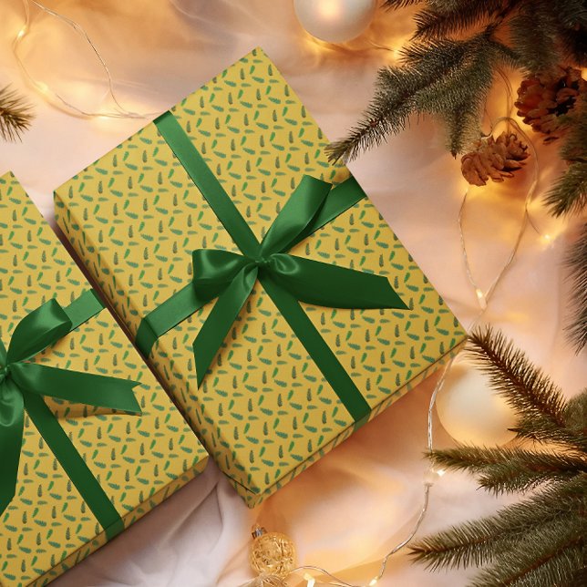 Papel De Regalo Ramas de árbol de pino de Woodland (Subido por el creador)