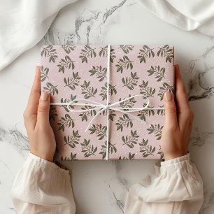 Papel De Regalo Ramas de invierno y nieve