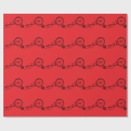 Papel De Regalo Rana Ciclista