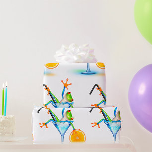 Papel De Regalo Rana de cola