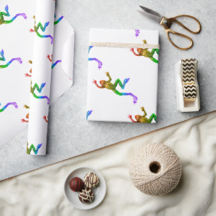 Papel De Regalo rana de colores arcoíris de SlipperyJoe renderizad