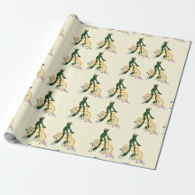 Rana retro en bicicleta con flores