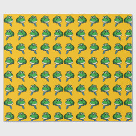 Papel De Regalo Rana sonriente