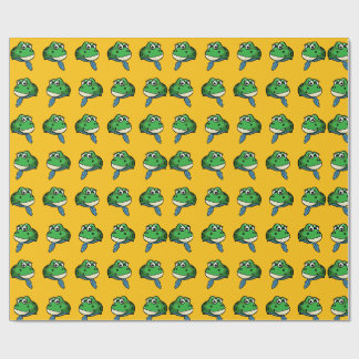 Papel De Regalo Rana sonriente