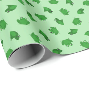 Papel De Regalo Ranas