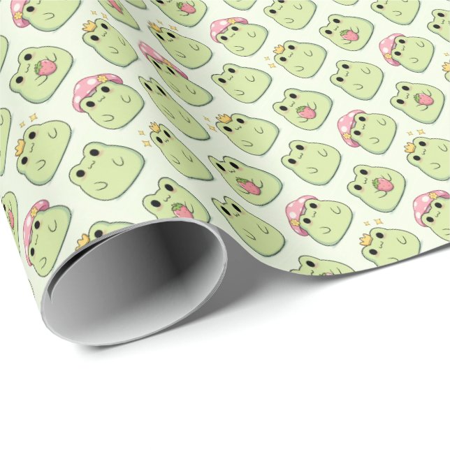 Papel De Regalo Ranas (Esquina del rollo)