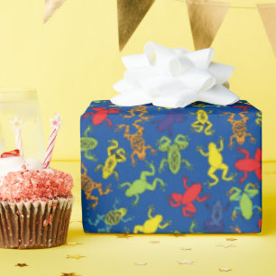 Papel De Regalo Ranas de árbol Niños Cuta de cumpleaños