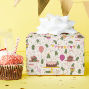 Papel De Regalo Ranas fiestas