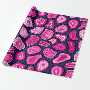Papel De Regalo Rasgos de agudos rosados