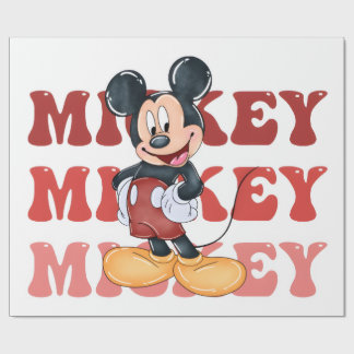 Papel De Regalo Ratón Mickey