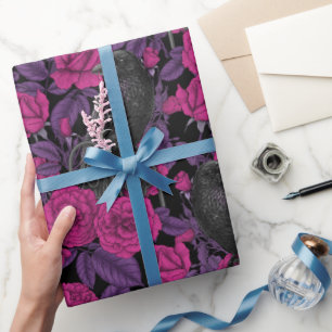 Papel De Regalo Ravas y rosas rosas rosas