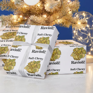 Papel De Regalo Ravioli Pasta Comida Italiana Cumpleaños