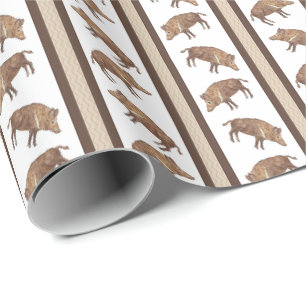Papel De Regalo raya de jabalí 