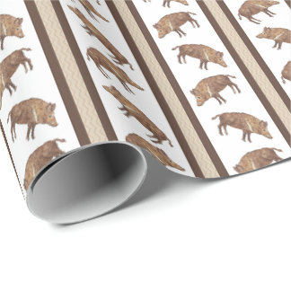 Papel De Regalo raya de jabalí