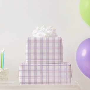 Papel De Regalo rayado rosa claro