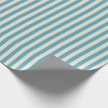 Rayado vertical azul y beige