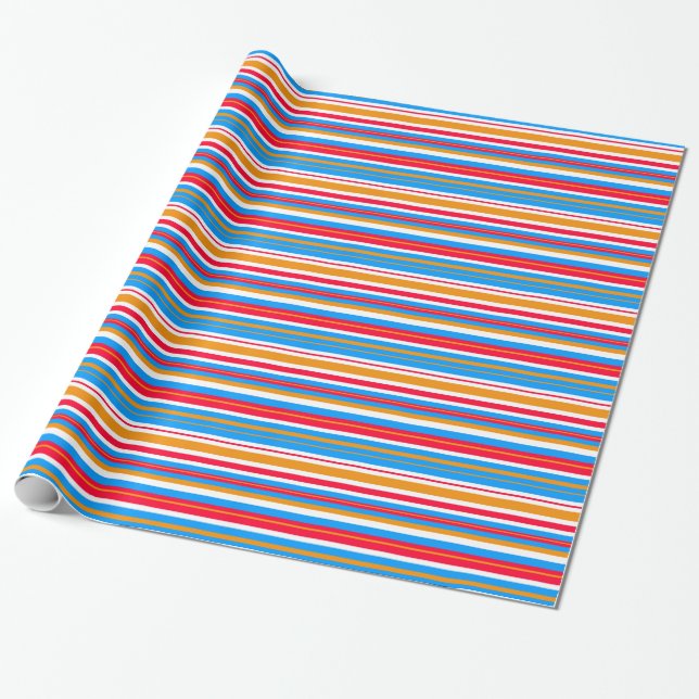 Papel De Regalo Rayas (Desenrollado)