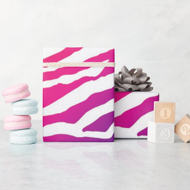 Papel De Regalo Rayas arcoiris (Baby Shower)
