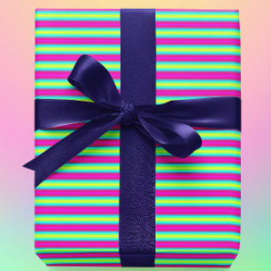 Papel De Regalo Rayas arcoiris