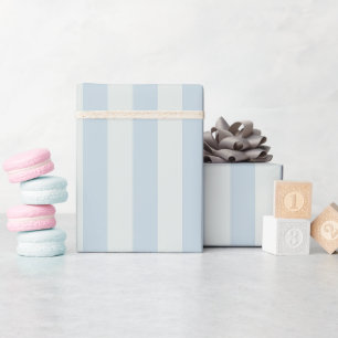 Papel De Regalo Rayas Azules Claras