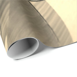 Papel De Regalo Rayas beige sobre tonos de fondo beige