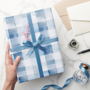 Papel De Regalo Rayas Blancas Azules