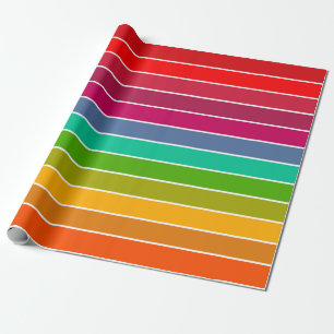 Papel De Regalo Rayas de arte pop