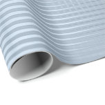Papel De Regalo Rayas de asador metálico Blue Pastel Lux mínimo<br><div class="desc">Magnífico minimalismo y elegancia Moda Delicada envolver florencia de papelK</div>