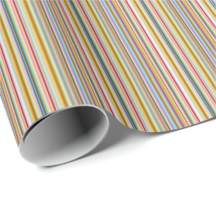 Papel de regalo - Rayas de caramelo