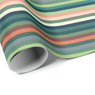 Papel De Regalo Rayas de color