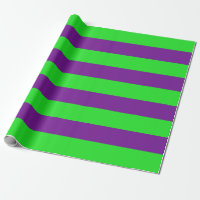 Rayas de desove verde y morado