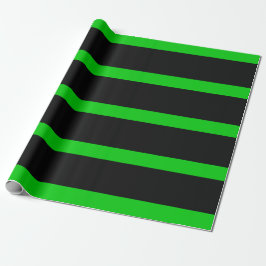Papel De Regalo Rayas de lápiz de color negro y verde
