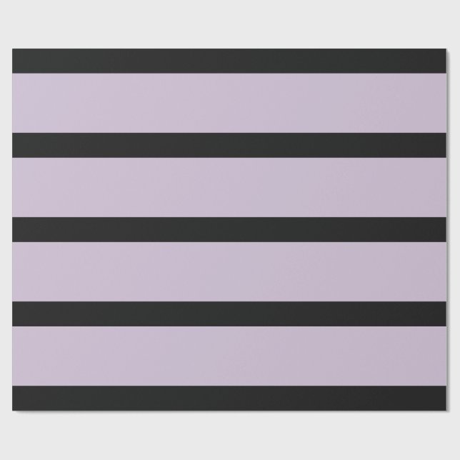 Papel De Regalo Rayas de lápiz morado negro y claro (Superficie plana)