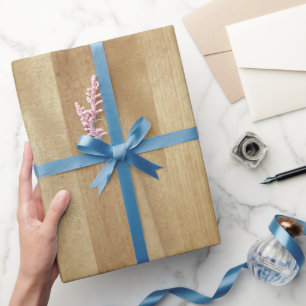 Papel De Regalo Rayas de Madera Clara, Madera Combinada, Madera Cr