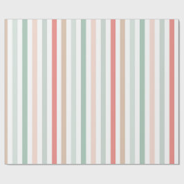 Papel De Regalo rayas de navidad