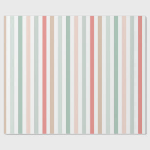 Papel De Regalo rayas de navidad