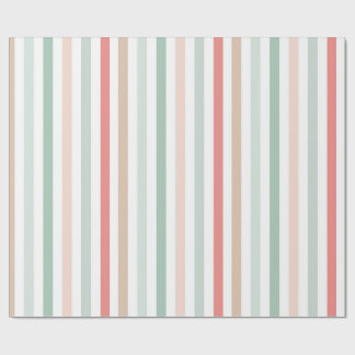 Papel De Regalo rayas de navidad