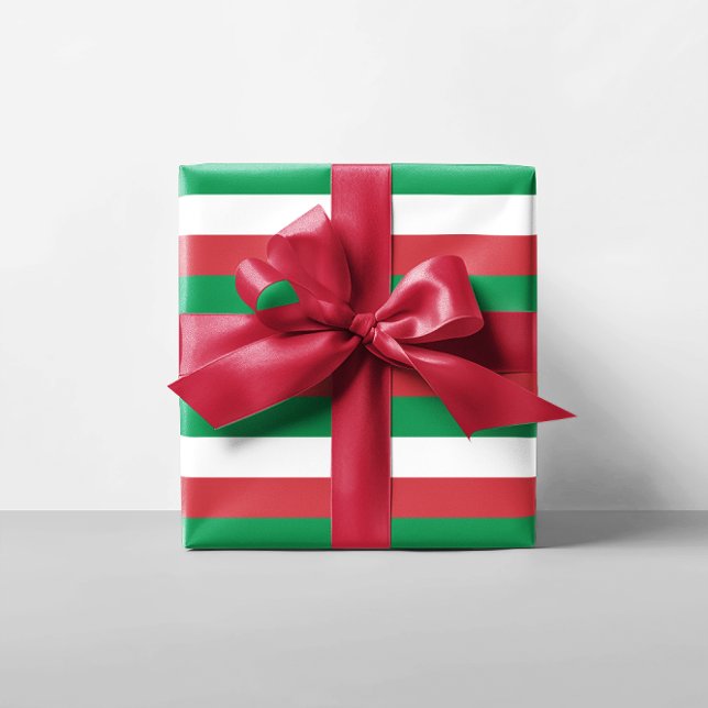 Papel De Regalo Rayas de Navidad (Italy Stripes Gift Wrap)