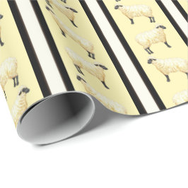 Papel De Regalo Rayas de oveja 
