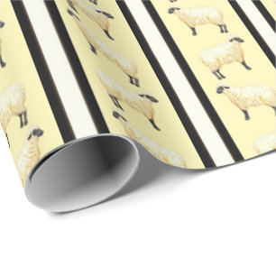 Papel De Regalo Rayas de oveja 