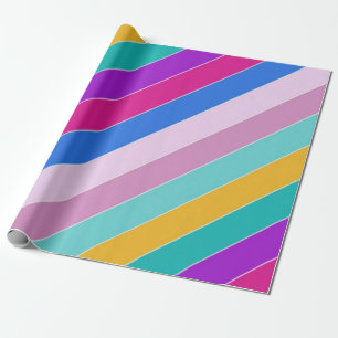 Papel De Regalo Rayas de primavera de Semana Santa